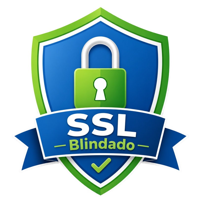 Site protegido com SSL blindado